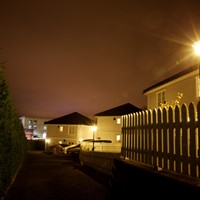 Utelys ferdig montert
